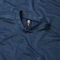 Golf Sale Store -Golf Sale Store Adidas AW22 Texture Stripe Polo Shirt HM8261 SHADI686 Collegiate Navy Crew Navy Detail