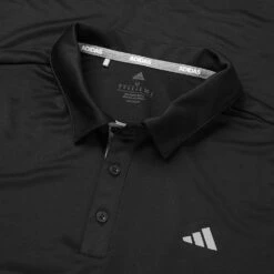 Golf Sale Store -Golf Sale Store Adidas Drive Primegreen Golf Polo Shirt Black IA5446 Detail