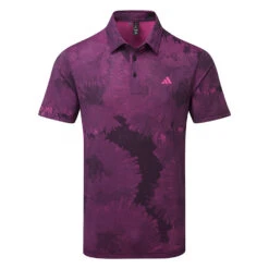 Adidas Flower Mesh Golf Polo Shirt