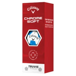 Callaway Chrome Soft Truvis Golf Balls -Golf Sale Store Callaway 2022 Chrome Soft Truvis Golf Balls White Blue Yellow 4