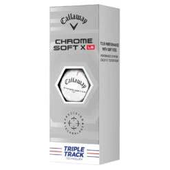 Callaway Chrome Soft X LS Triple Track Golf Balls -Golf Sale Store Callaway 2022 Chrome Soft X LS Triple Track Golf Balls White 4