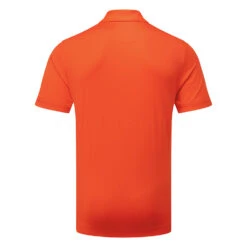 Callaway X-Series Street Mural Print Golf Polo Shirt -Golf Sale Store Callaway AW22 X Series Street Mural Print Polo Shirt CGKSC024 825 SHCAL253 S Tangerine Tango Back
