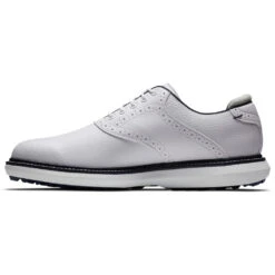 FootJoy FJ Traditions Spikeless 57927 Golf Shoes 11 FootJoy FJ Traditions Spikeless 57927 Golf Shoes -Golf Sale Store FootJoy FJ Traditions Spikeless Shoes White Navy 4
