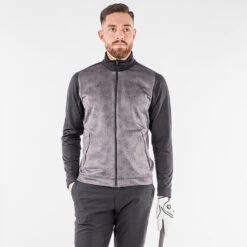 Galvin Green Dason Insula Golf Jacket -Golf Sale Store Galvin Green AW22 DASON G134007 GRANITE GREY BLACK Model 1