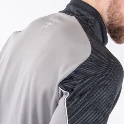 Galvin Green Daxton Insula Golf Pullover -Golf Sale Store Galvin Green AW22 DAXTON G124270 SHARKSKIN BLACK WHITE model 4