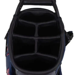 J.Lindeberg Play ST Golf Stand Bag 9 J.Lindeberg Play ST Golf Stand Bag -Golf Sale Store J Lindeberg Play ST Golf Stand Bag Swirl Red JL Navy Barbados Cherry 4