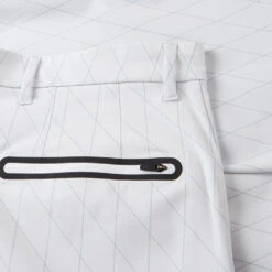 J.Lindeberg Active Argyle Golf Shorts -Golf Sale Store J.Lindeberg SS22 Active Argyl Golf Short P1345071 White Detail