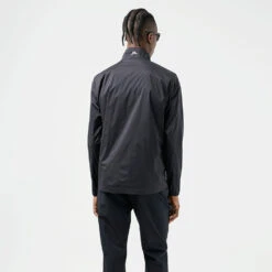 J.Lindeberg Ash Light Packable Golf Wind Jacket -Golf Sale Store J.Lindeberg SS22 Ash Light Packable Golf Jacket GMOW05618 9999 Code WTLIN024 M Black White Model 3