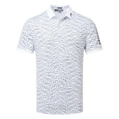 J.Lindeberg Tour Tech Print Golf Polo Shirt