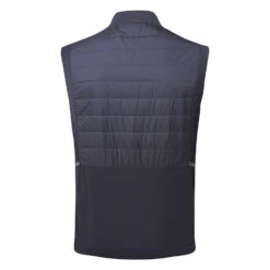 J.Lindeberg Kenny Hybrid Thermal Golf Wind Vest -Golf Sale Store J.Lindeberg AMOW08166 6855 M Kenny Hybrid Vest JL Navy WTLIN038 Back