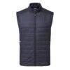 J.Lindeberg Kenny Hybrid Thermal Golf Wind Vest -Golf Sale Store J.Lindeberg AMOW08166 6855 M Kenny Hybrid Vest JL Navy WTLIN038 Front