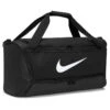 Nike Brasilia 9.5 Medium Golf Duffle Bag -Golf Sale Store Nike Brasilia 9.5 Medium Duffle Bag Black White 1