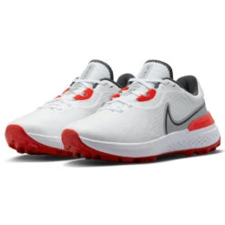 Nike Infinity Pro 2 Golf Shoes -Golf Sale Store Nike Golf Infinity Pro 2 Golf Shoes White Black Wolf Grey Picante Red 3