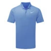 Nike Dry Victory Solid Golf Polo Shirt -Golf Sale Store Nike SS22 Dry Victory Solid Golf Polo Shirt DH0822 412 M SHNIK780 University Blue White Front