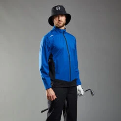 Ping Sensor Dry 2.5 Graphene Waterproof Golf Jacket -Golf Sale Store Ping AW22 Sensor Dry 2.5 Graphene Waterproof Jacket PO3488 NSB WJPIN064 North Sea Black Model 1