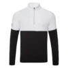 Ping Nexus 1/2 Zip Golf Sweater -Golf Sale Store Ping SS23 Nexus 1 4 Zip Sweater P03578 090 SWPIN173 Black White Front