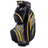 PowaKaddy Premium Tech Golf Cart Bag 2 PowaKaddy Premium Tech Golf Cart Bag -Golf Sale Store Powakaddy Premium Tech Cart Bag Black Gunmetal Yellow 1
