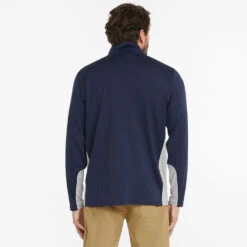 Puma Gamer 1/4 Zip Golf Popover -Golf Sale Store Puma SS22 Gamer 1 4 Zip Sweater 599127 03 Code SWPUM231 M Navy Blazer model 3