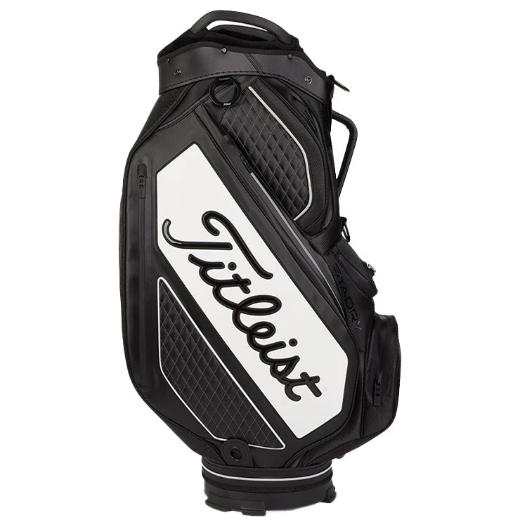 Titleist Jet Black Premium StaDry Golf Cart Bag 5 Titleist Jet Black Premium StaDry Golf Cart Bag - Image 3