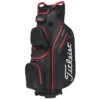 Titleist StaDry 14 Golf Cart Bag 1 Titleist StaDry 14 Golf Cart Bag -Golf Sale Store Titleist StaDry 14 Golf Cart Bag Black Black Red 1