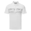 TravisMathew Activate Golf Polo Shirt -Golf Sale Store Travis Mathew SS21 Activate Golf Polo Shirt 1MW440 SHTRA055 XL White Front