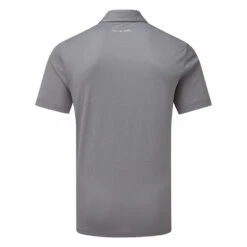 TravisMathew Private Dock Golf Polo Shirt -Golf Sale Store Travis Mathew SS21 Private Dock Golf Polo Shirt 1MW149 SHTRA054 M Heather Medium Grey Back