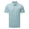 TravisMathew Tahoe Golf Polo Shirt -Golf Sale Store Travis Mathew SS21 Tahoe Polo Shirt 1MW154 Code SHTRA034 M Heather Delphinium Front