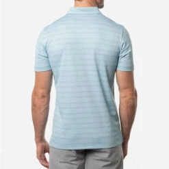 TravisMathew Tahoe Golf Polo Shirt 13 TravisMathew Tahoe Golf Polo Shirt -Golf Sale Store Travis Mathew SS21 Tahoe Polo Shirt 1MW154 Code SHTRA034 M Heather Delphinium Model 3