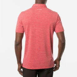 TravisMathew The Heater Golf Polo Shirt Black -Golf Sale Store Travis Mathew SS21 The Heater Golf Polo Shirt 1MW395 Code SHTRA039 M Heather Scooter model 3