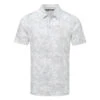 TravisMathew Stay On Target Golf Polo Shirt -Golf Sale Store Travis Mathew SS21 Stay On Target Golf Polo Shirt 1MW104 Code SHTRA045 White Front