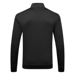 Under Armour Fleece 1/4 Zip Golf Sweater -Golf Sale Store Under Armour AW22 1 4 Zip Sweater 1373358 001 SWUND171 XL Black Black Back