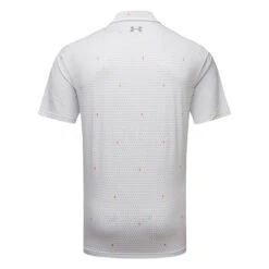 Under Armour Playoff 2.0 Flag Print Golf Polo Shirt -Golf Sale Store Under Armour AW22 Playoff 2.0 Flag Print Polo Shirt 1327037 146 SHUND301 L White Halo Gray Steel Back