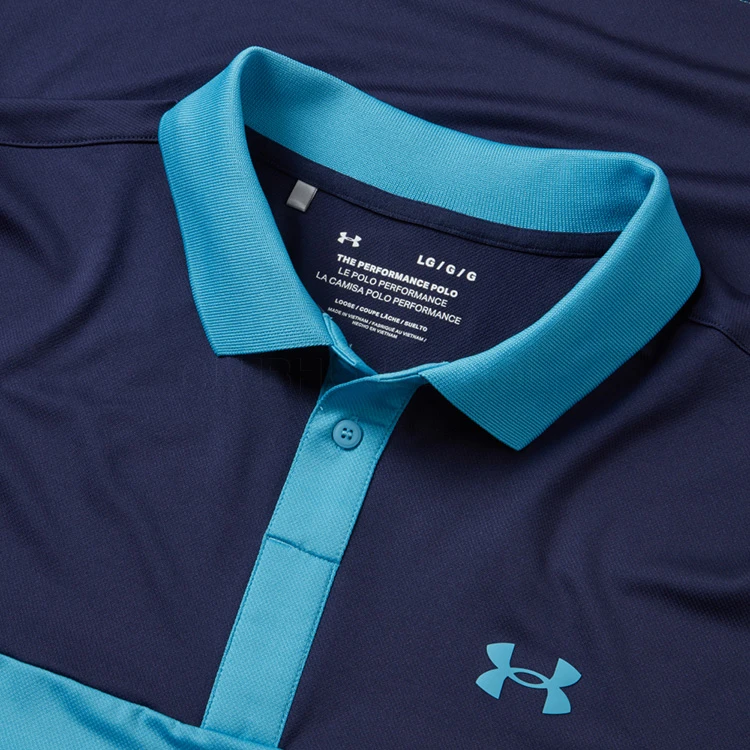 Under Armour Performance 3.0 Colour Block Golf Polo Shirt 4 Under Armour Performance 3.0 Colour Block Golf Polo Shirt - Image 2
