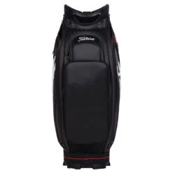 Titleist Jet Black Golf Tour Staff Bag 10 Titleist Jet Black Golf Tour Staff Bag -Golf Sale Store jetblackstafftourbagblackred3
